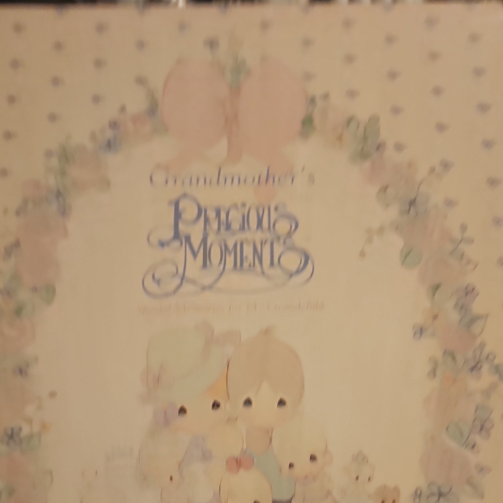Precious Moments Pastel Pink, Blue & Cream Keepsake Print
